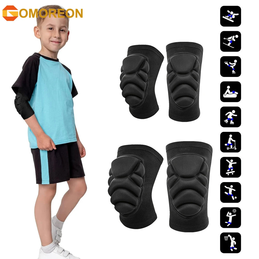 Mountain Biking Knee Pads - Knie- en elleboogbeschermers voor kinderen Honingraatcompressiemouwen