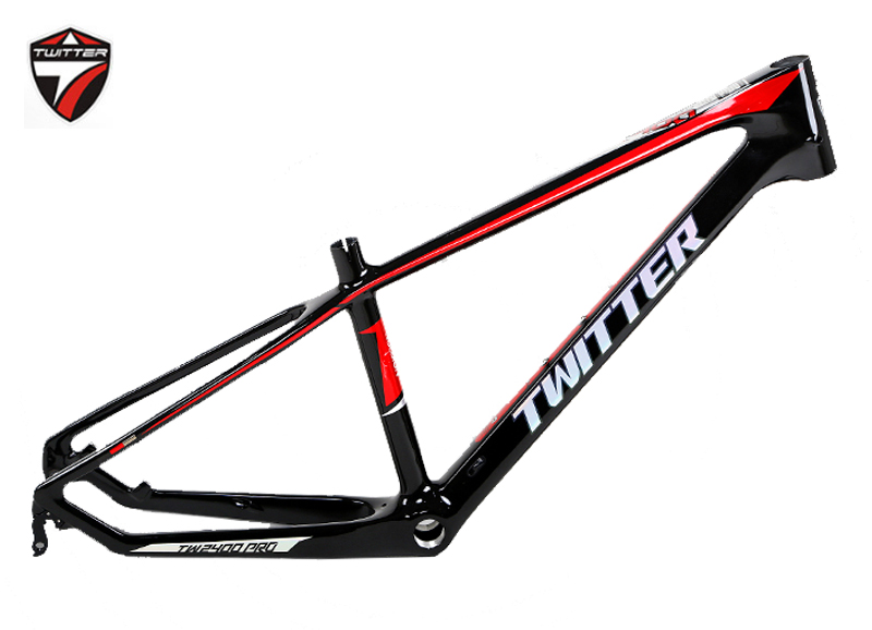 Mountain Biking In The Uk - Mountainbikeframe van koolstofvezel, Twitter-Ultralight, 24 
