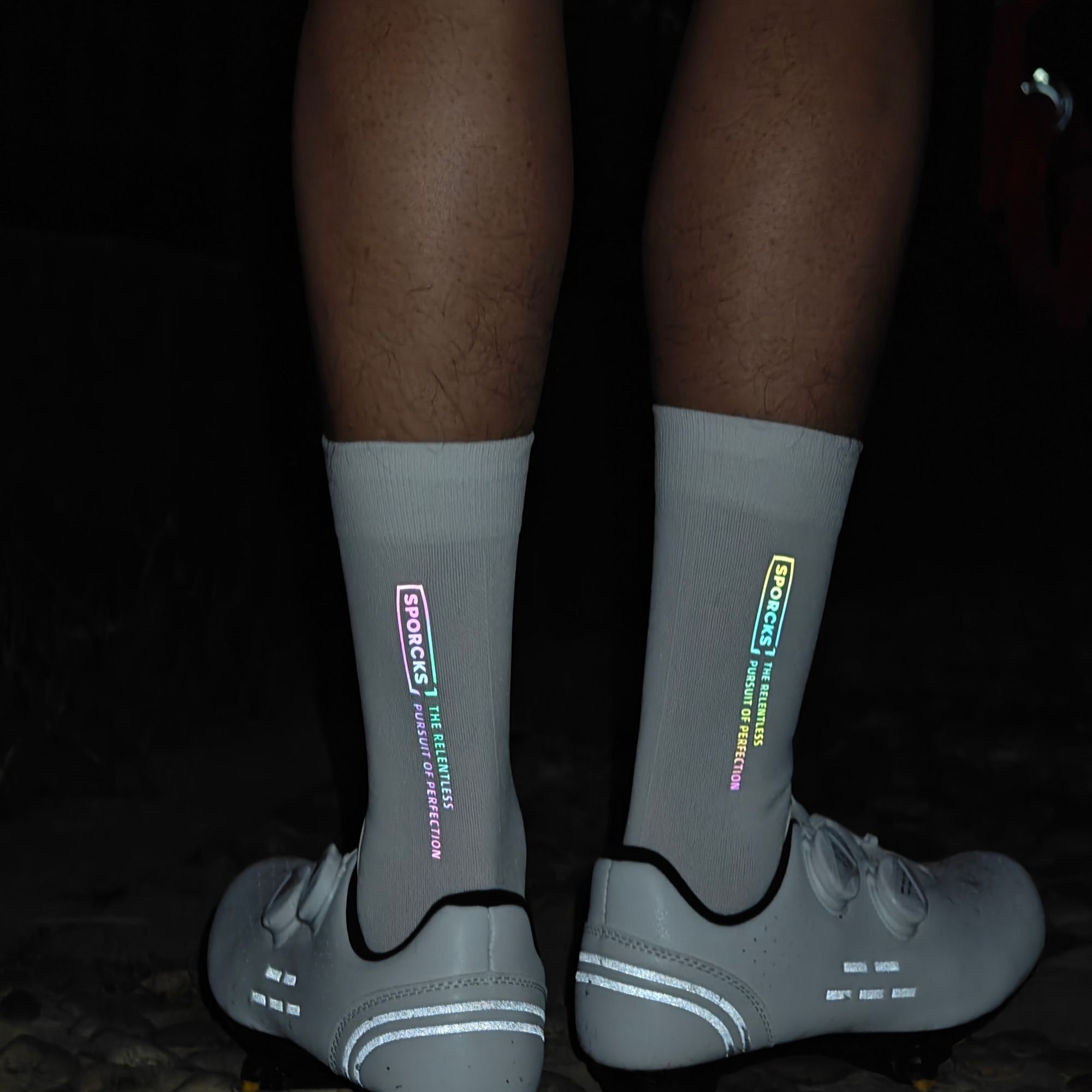 Mountain Biking Socks - Sporcks Kleurrijke, hoogreflecterende fietssokken Fiets Racefiets