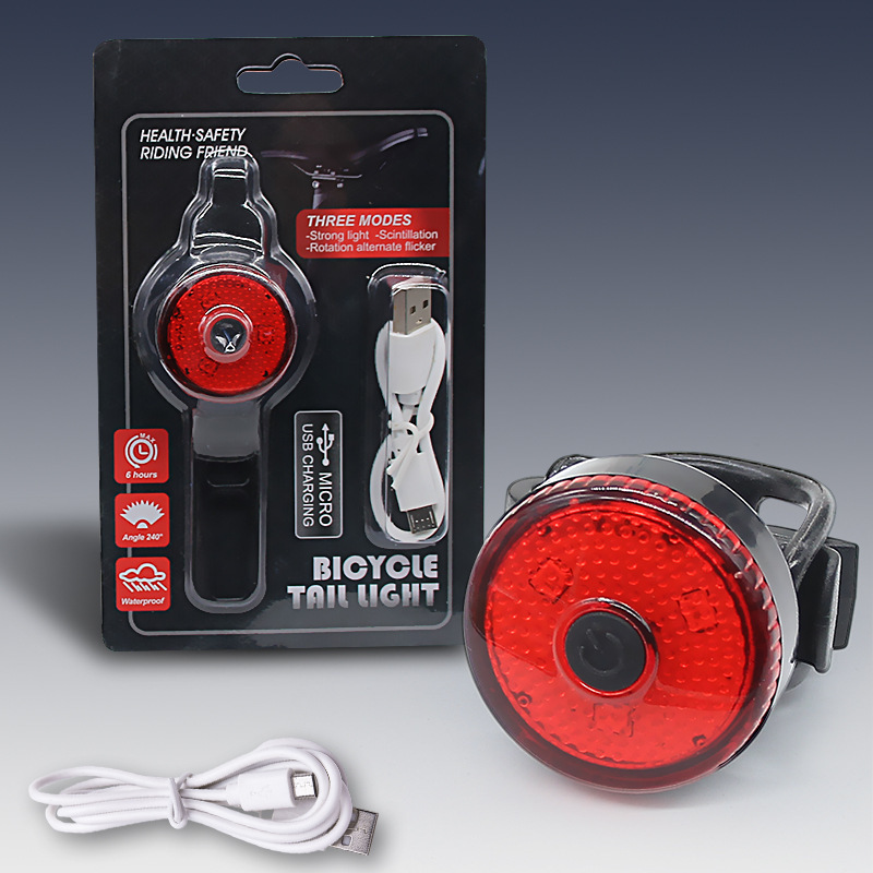 Mountain Biking Lights - Fietsachterlamp Koplamp Waterdicht LED-waarschuwingslampje Mountainbike Lichtgevend