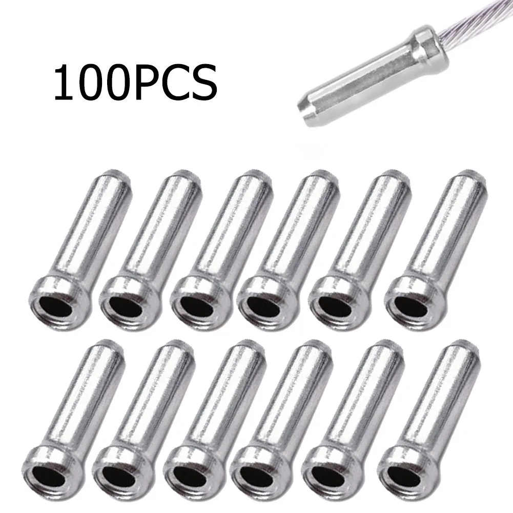 Mountain Biking Tips - 100 stks Fietskabel Tip Set Aluminium