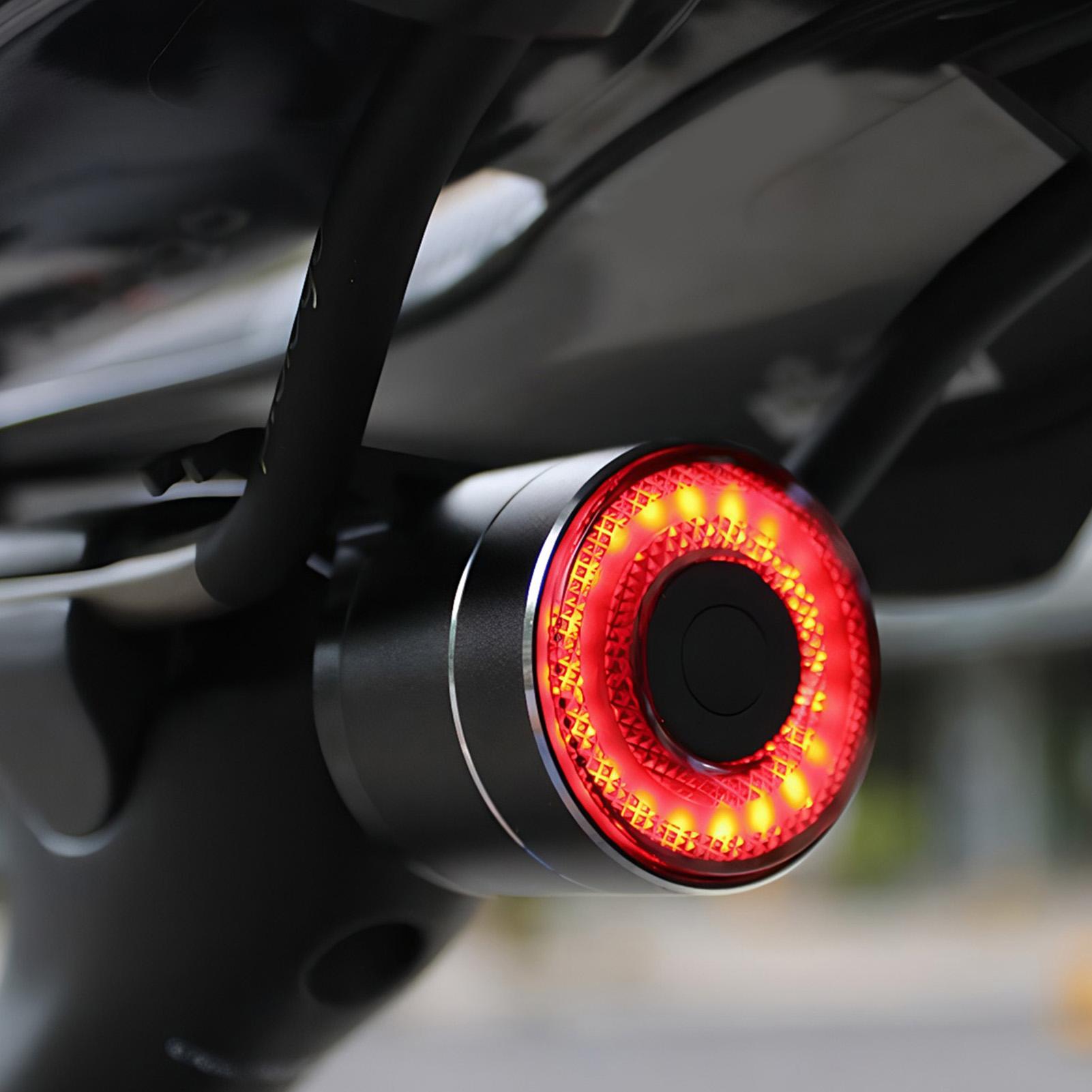 Mountain Biking Lights - Fietsachterlicht Smart Bike Tail Sensing Light
