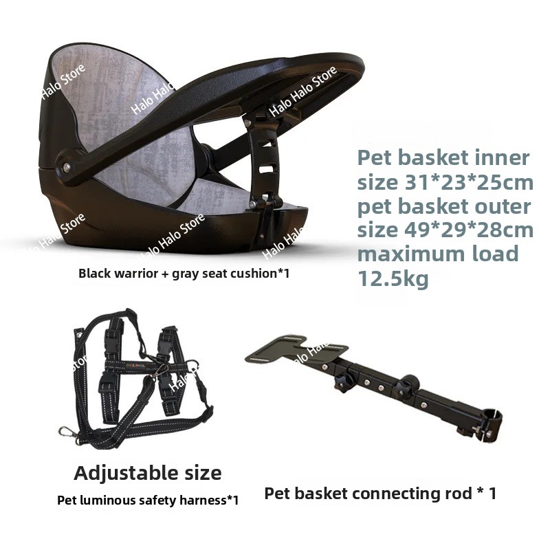 Mountain Biking With Dog - Geschikt voor kleine stoffen vouwfiets mountainbike