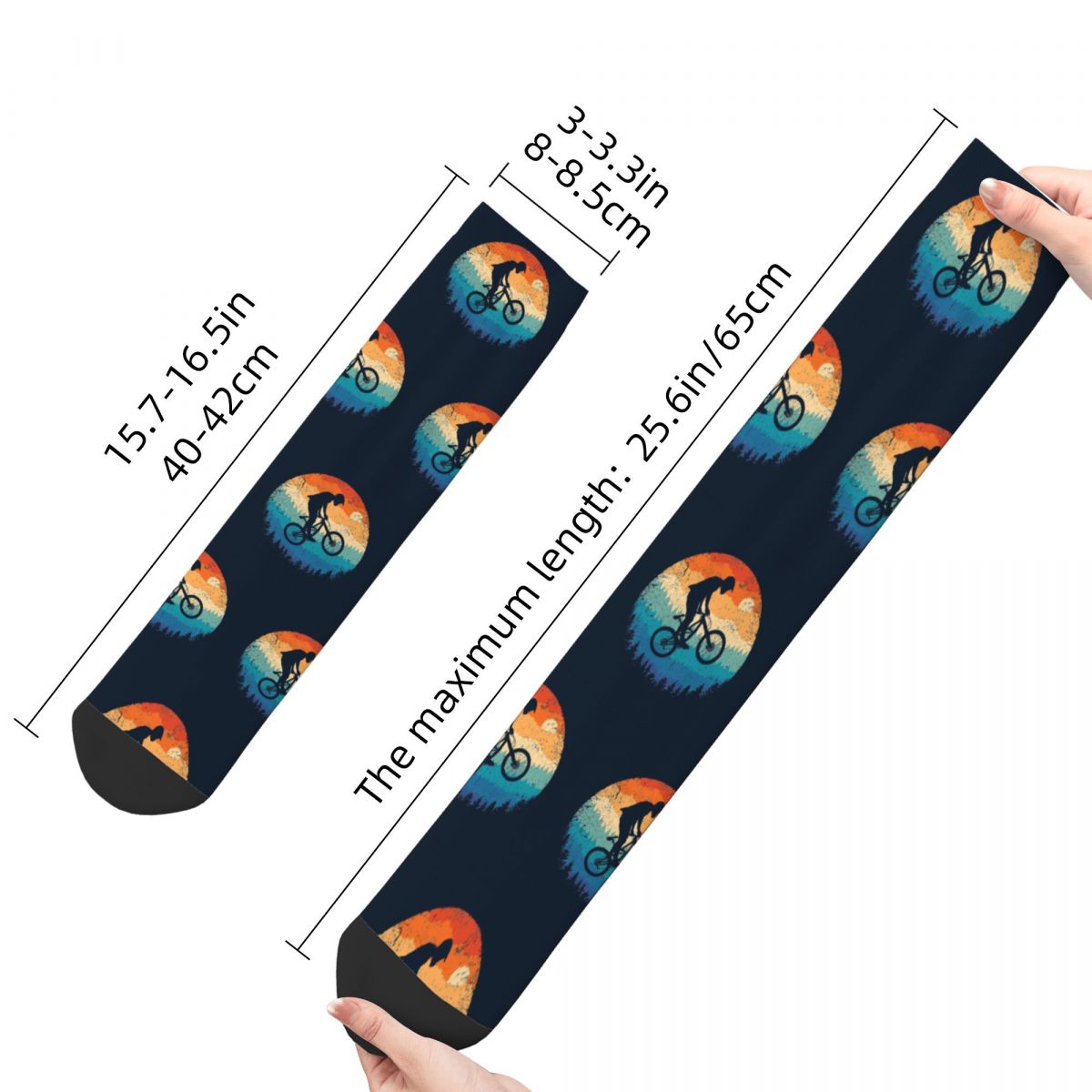 Funny Crazy Sok Voor Mannen Mo - Mountain Biking Socks recensie en prijs