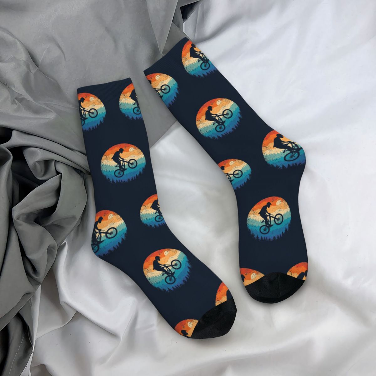 Funny Crazy Sok Voor Mannen Mo - Mountain Biking Socks recensie en prijs