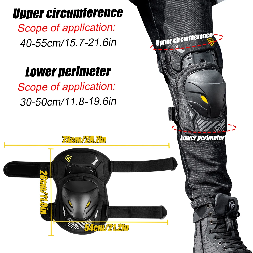 GOMOREON 1 Paar Motorfiets Ele - Mountain Biking Knee Pads recensie en prijs