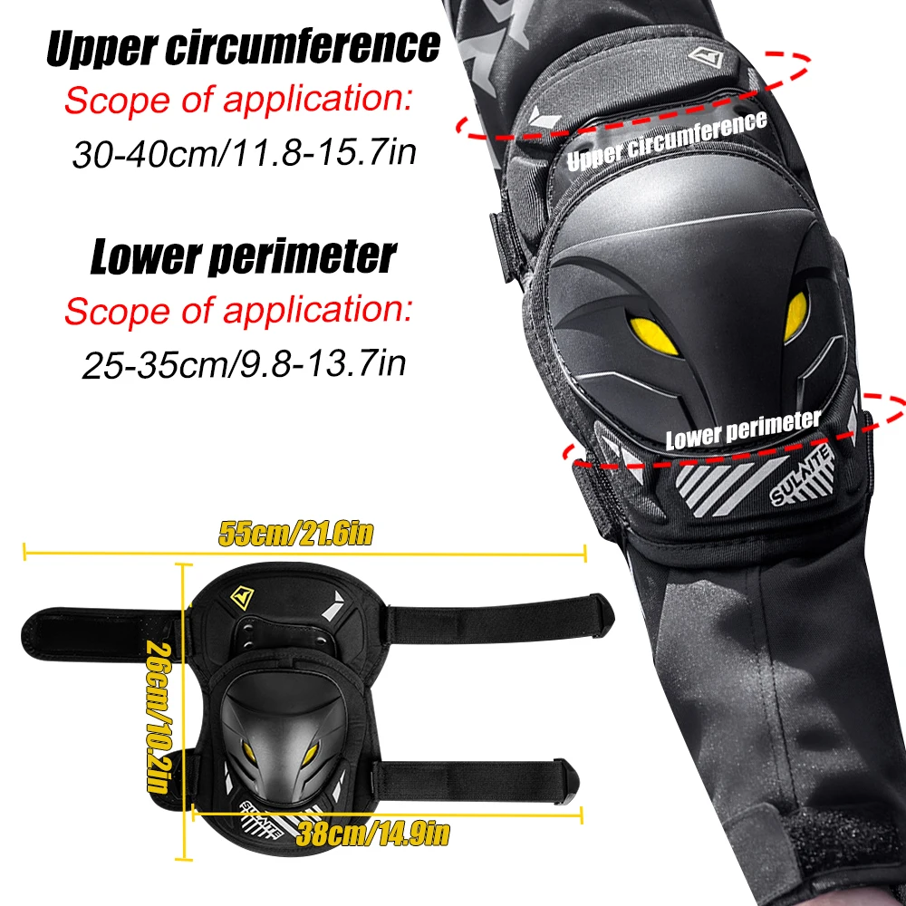GOMOREON 1 Paar Motorfiets Ele - Mountain Biking Knee Pads recensie en prijs