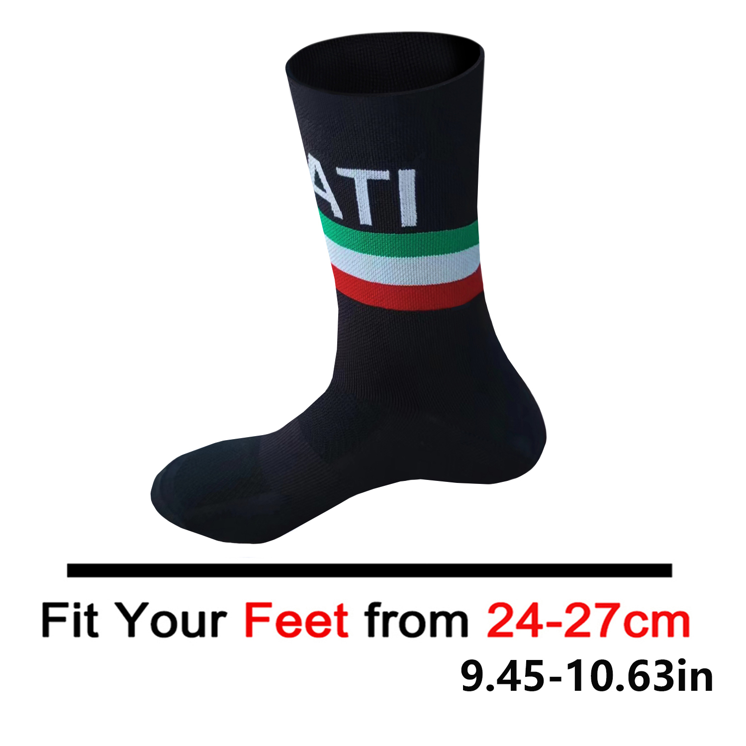 Italia Fietssokken Snel Zwart  - Mountain Biking Socks recensie en prijs