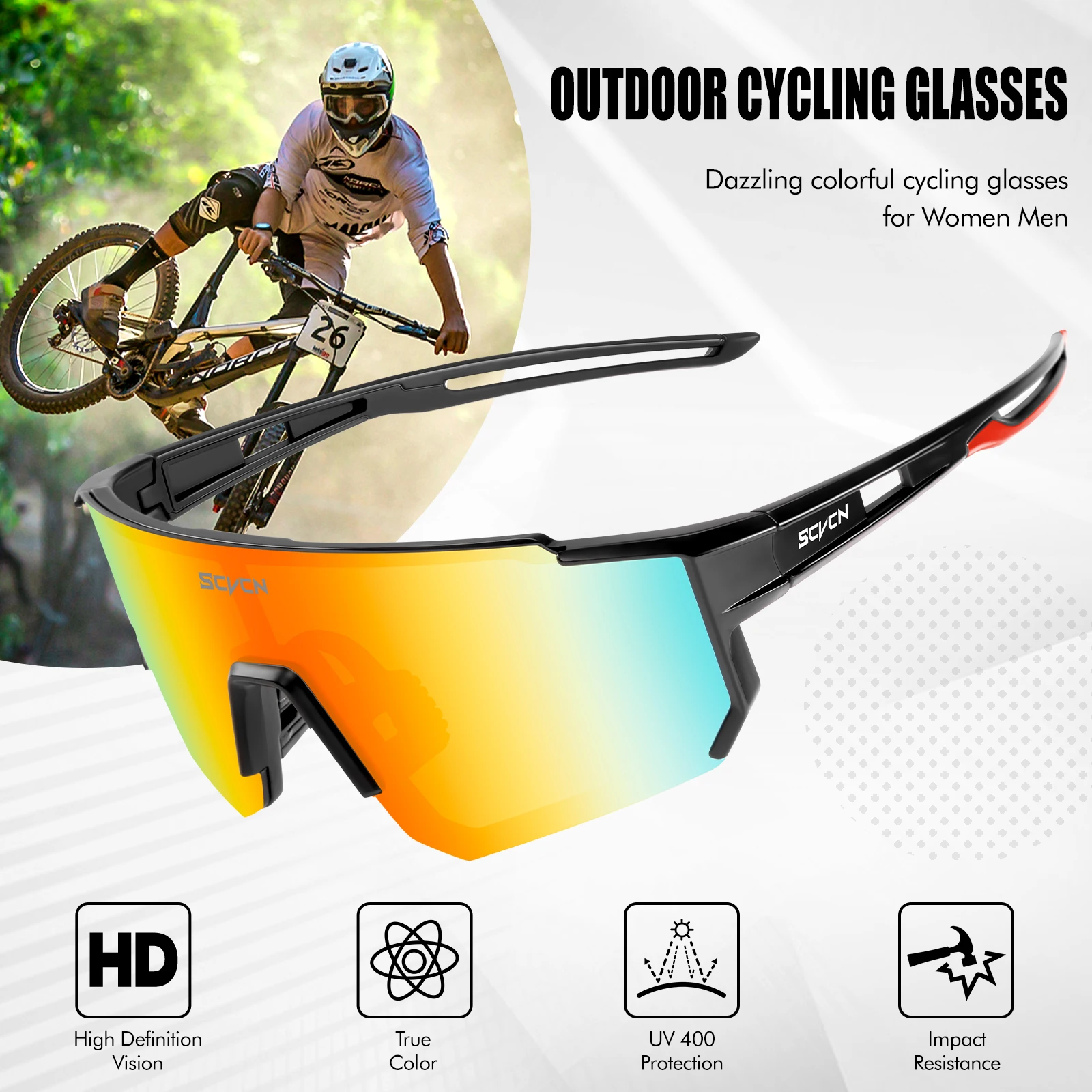SCVCN Nieuwe Meekleurende Fiet - Mountain Biking Goggles recensie en prijs