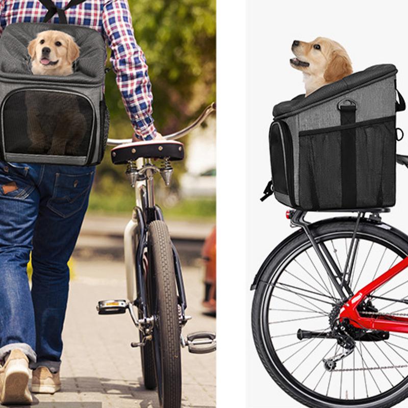 Hondenfietsdrager Hondenfietse - Mountain Biking With Dog recensie en prijs