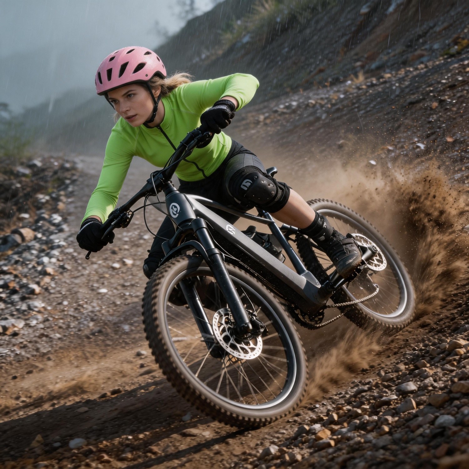 Dawn Mountain Trail E-bike, 50 - Mountain Biking Lights recensie en prijs