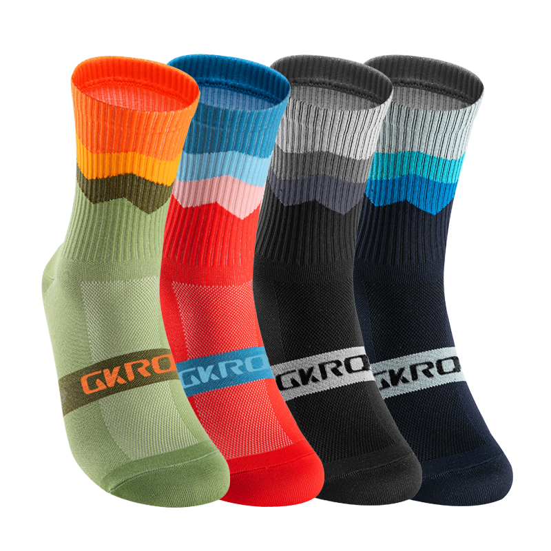 GKRQ 4-paar fietssokken heren  - Mountain Biking Socks recensie en prijs