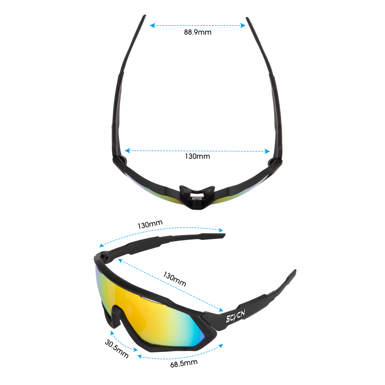 SCVCN Fietsbril Mannen MTB Fie - Mountain Biking Goggles recensie en prijs