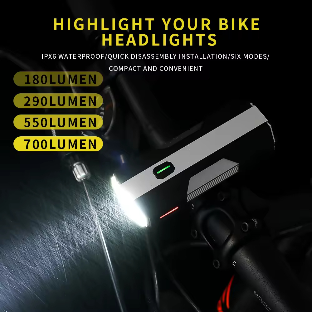 700 Lumen Aluminium Alloy Fiet - Mountain Biking Lights recensie en prijs