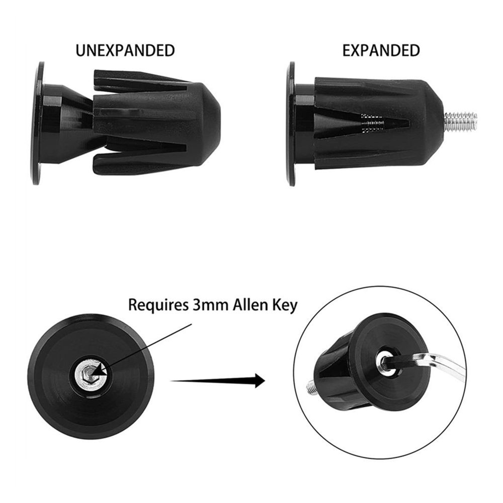Aluminium Fietsstuur Bar End P - Mountain Biking Hat recensie en prijs